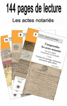 Lot Les actes notariés