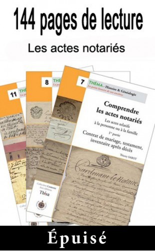 Les actes notariés