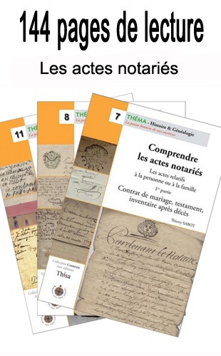Les actes notariés