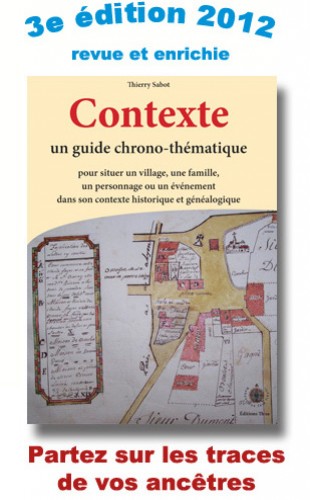 Contexte, guide chrono-thématique
