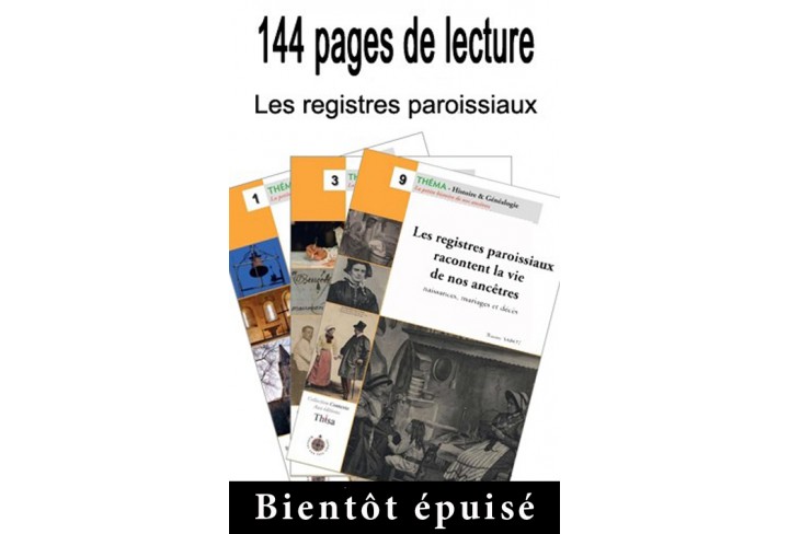 Lot Les Registres paroissiaux